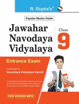 Jawahar Navodaya Vidyalaya (JNV) 9th Class Entrance Exam Guide - ENGLISH