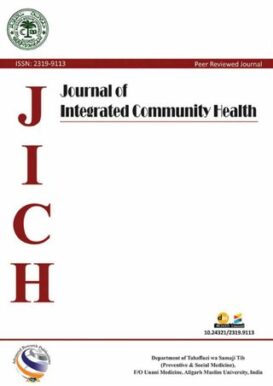 Journal of Integrated Community Health - Volume 6 - 2017