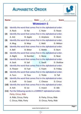 Grade 2 -English-Olympiad-Vocabulary