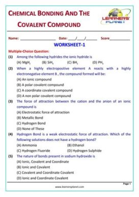 Grade-10-Chemistry-Olympiad: Chemical Bonding