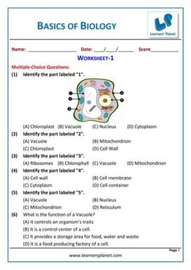 Grade-6-Science-Olympiad Basics of Biology