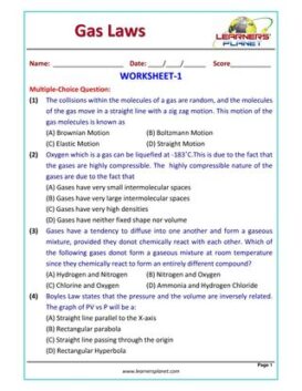 Grade-9-Science-Olympiad - Gas Laws