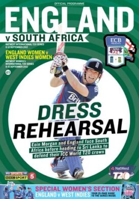 Official England Cricket programme