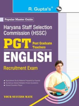 Haryana Staff Selection Commission PGT English Recruitment Exam Guide