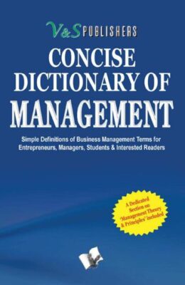 Concise Dictionary Of Management