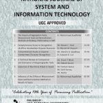 National Journal of System and Information Technology