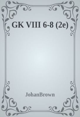 GK VIII 6-8 (2e)