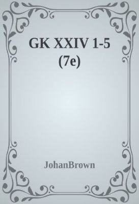 GK XXIV 1-5 (7e)