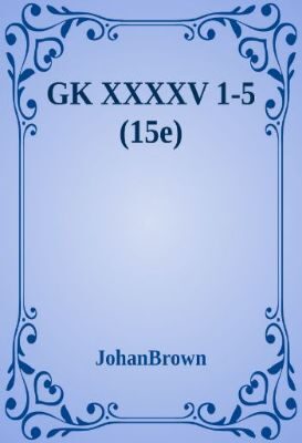 GK XXXXV 1-5 (15e)