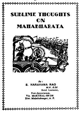Sublime Thoughts On Mahabharata