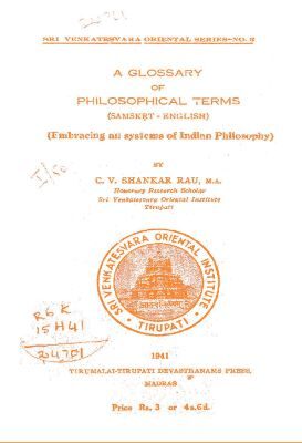 A Glossary Of Philosophical Terms