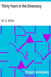 Thirty Years in the Itinerancy