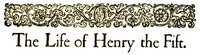 The Life of King Henry V