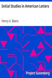 Initial Studies in American Letters