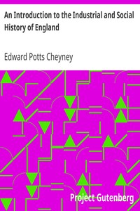 An Introduction to the Industrial and Social History of England