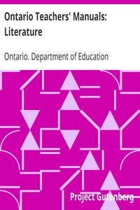 Ontario Teachers' Manuals: Literature