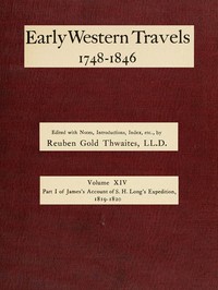 James's Account of S. H. Long's Expedition, 1819-1820, part 1