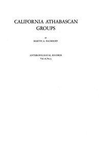 California Athabascan Groups