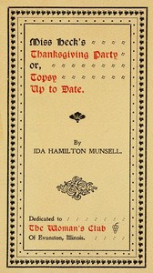 Miss Heck's Thanksgiving Party; or, Topsy Up To Date