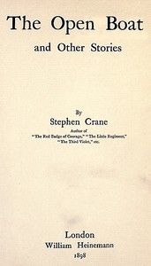 The Open Boat and Other Stories