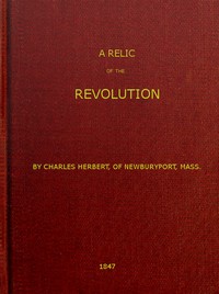 A Relic of the Revolution