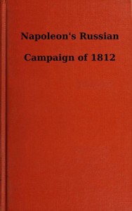 Napoleon's Russian Campaign of 1812