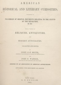 American Historical and Literary Curiosities, Part 05