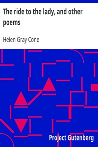 The ride to the lady, and other poems